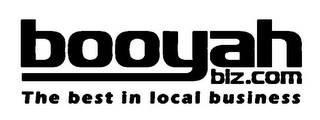 BOOYAH BIZ.COM THE BEST IN LOCAL BUSINESS logo