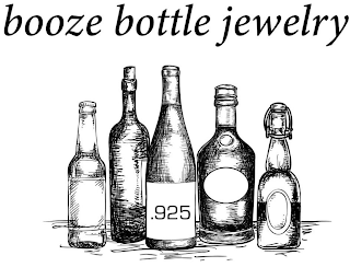 BOOZE BOTTLE JEWELRY .925 logo