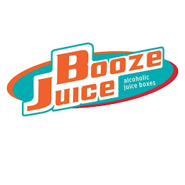 BOOZE JUICE ALCOHOLIC JUICE BOXES logo