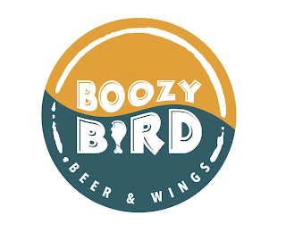 BOOZY BIRD BEER & WINGS logo