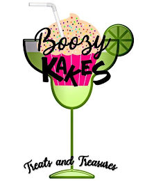 BOOZYKAKES TREATS AND TREASURES logo