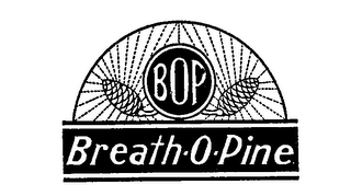 BOP BREATH-O-PINE logo