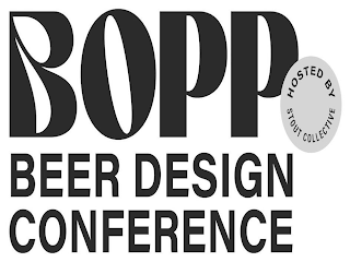 BOPP BEER DESIGN CONFERENCE HOSTED BY STOUT COLLECTIVE logo
