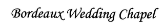 BORDEAUX WEDDING CHAPEL logo