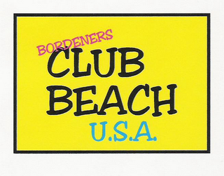 BORDENERS CLUB BEACH U.S.A. logo