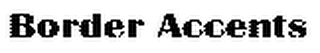 BORDER ACCENTS logo