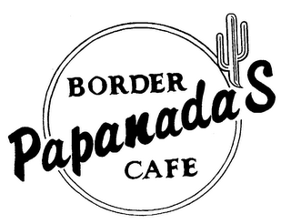 BORDER PAPANADAS CAFE logo