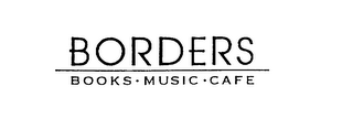 BORDERS BOOKS MUSIC CAFE logo
