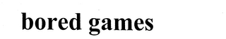 BORED GAMES logo