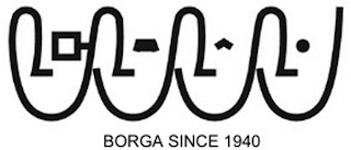 BORGA SINCE 1940 logo