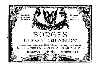 BORGES CHOICE BRANDY logo