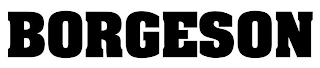 BORGESON logo
