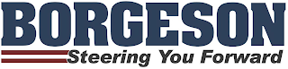 BORGESON STEERING YOU FORWARD logo