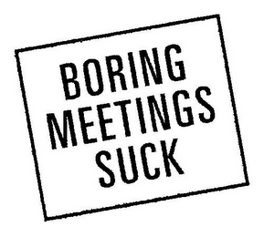 BORING MEETINGS SUCK logo