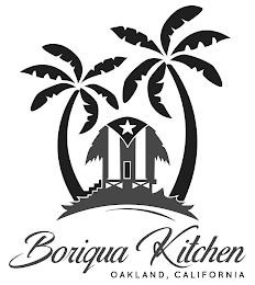 BORIQUA KITCHEN OAKLAND, CALIFORNIA logo