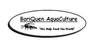 BORIQUEN AQUACULTURE "WE HELP FEED THE WORLD" logo