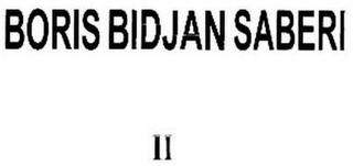 BORIS BIDJAN SABERI II logo