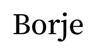 BORJE logo