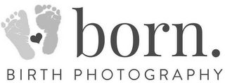 BORN. BIRTH PHOTOGRAPHY logo