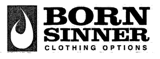 BORN SINNER CLOTHING OPTIONS logo