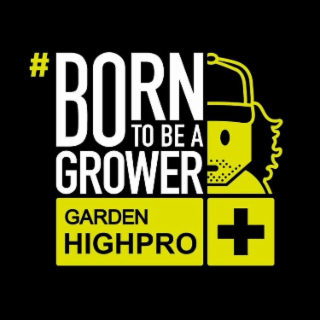 # BORN TO BE A GROWER GARDEN HIGHPRO + logo