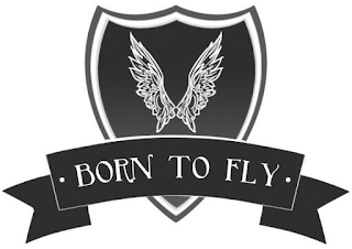 ·BORN TO FLY· logo