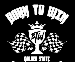 BORN TO WIN CC MC BTW GOLDEN STATE logo
