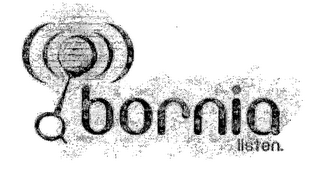 BORNIA LISTEN. logo