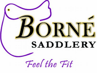 BORNÉ SADDLERY FEEL THE FIT logo