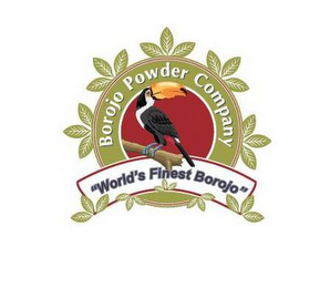 BOROJO POWDER COMPANY "WORLD'S FINEST BOROJO" logo