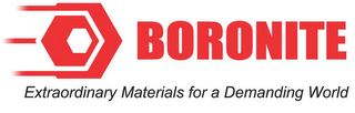 BORONITE EXTRAORDINARY MATERIALS FOR A DEMANDING WORLD logo