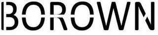 BOROWN logo