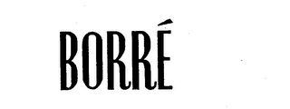 BORRE logo