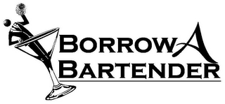 BORROW A BARTENDER logo