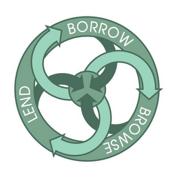 BORROW BROWSE LEND logo