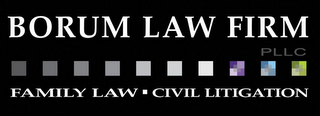 BORUM LAW FIRM FAMILY LAW CIVIL LITIGATION logo