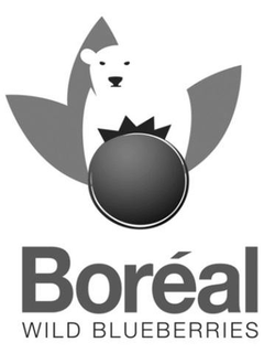 BORÉAL WILD BLUEBERRIES logo