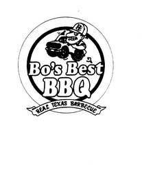 BO'S BEST BBQ REAL TEXAS BARBECUE logo