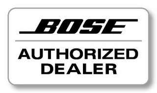 BOSE AUTHORIZED DEALER logo