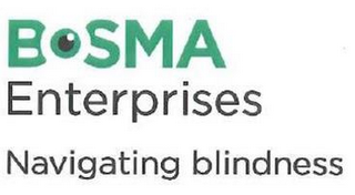BOSMA ENTERPRISES NAVIGATING BLINDNESS logo