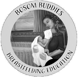 BOSOM BUDDIES BREASTFEEDING EDUCATION logo
