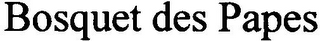 BOSQUET DES PAPES logo