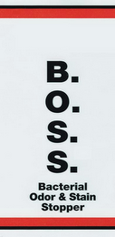 B.O.S.S. BACTERIAL ODOR & STAIN STOPPER logo