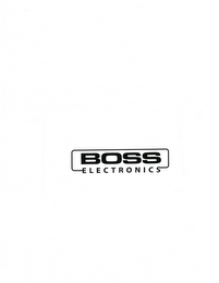 BOSS ELECTRONICS logo