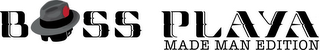 BOSS PLAYA MADE MAN EDITION logo