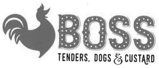 BOSS TENDERS, DOGS & CUSTARD logo