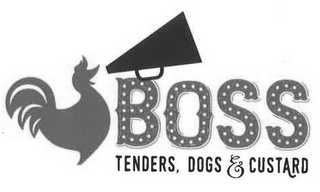 BOSS TENDERS, DOGS & CUSTARD logo