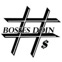 BOSSES DOIN $ logo