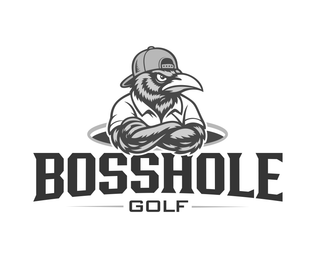 BOSSHOLE GOLF logo