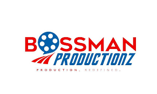 BOSSMAN PRODUCTIONZ PRODUCTION, REDEFINED. logo